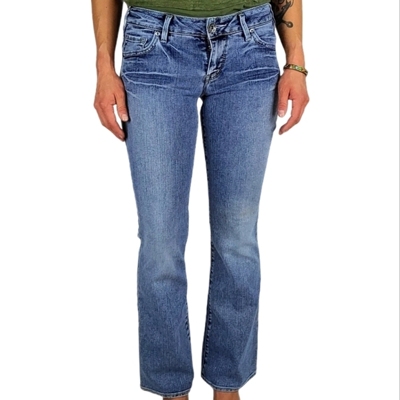 Silver Jeans AIKO Bootcut 27x31 Light Distressed - Picture 1 of 5